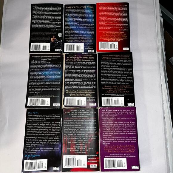 Sherrilyn Kenyon Dark-Hunter Series Bundle of 9 Paranormal Romance Paperbacks - Picture 2 of 3
